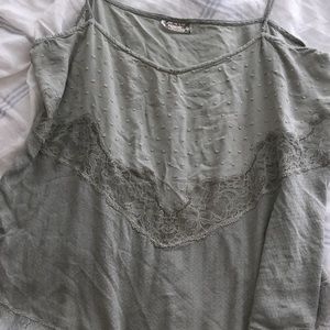 Free People Green Tank